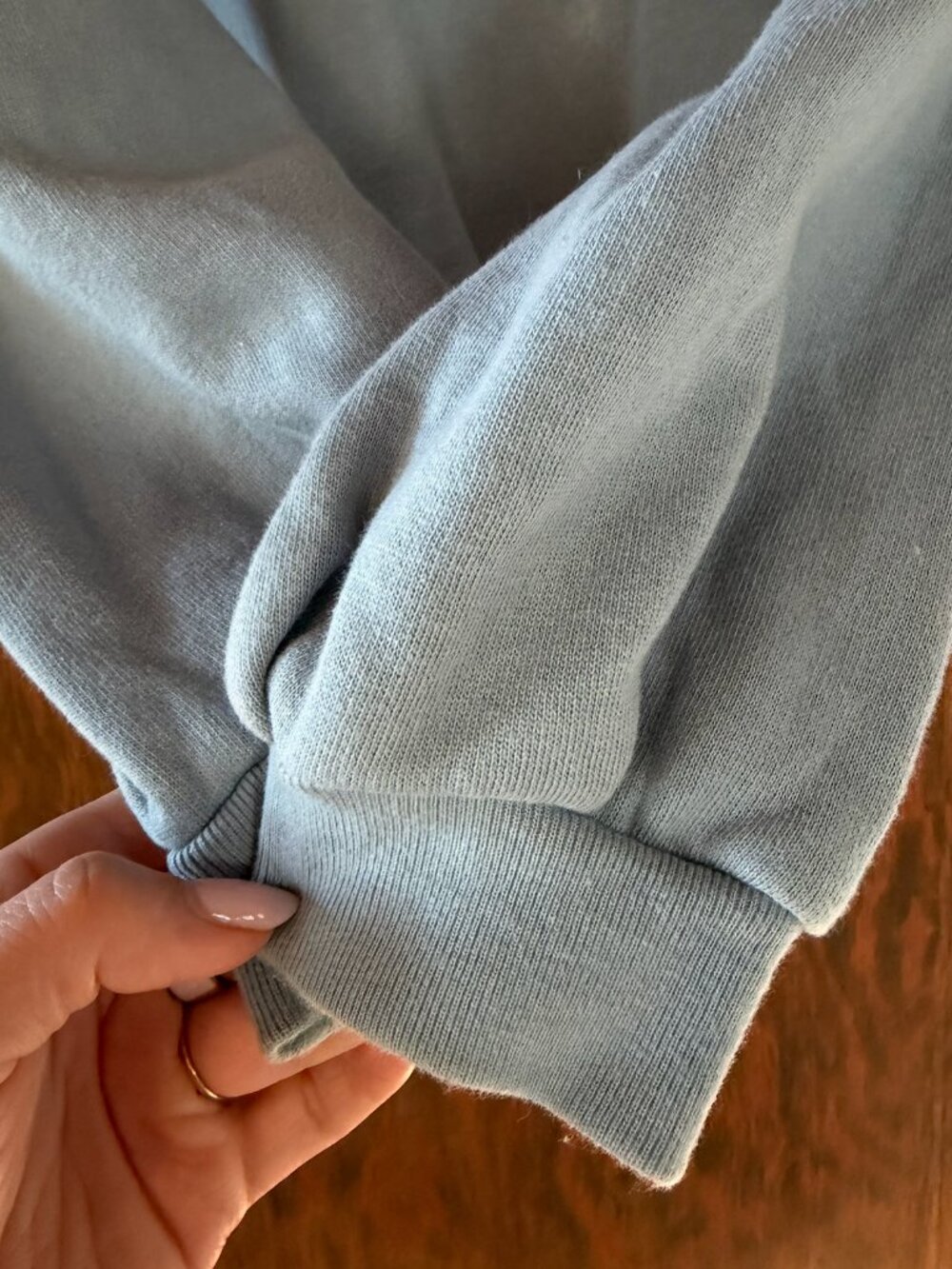 Sézane Sidonie sweatshirt in slate blue - Picture 4 of 6